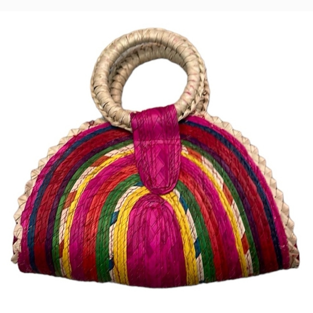 Colorful Woven Women's Small  Bag